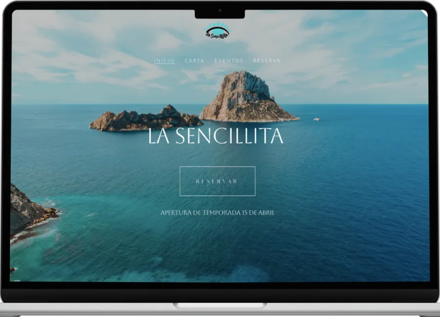 La Sencillita presentado en pantalla