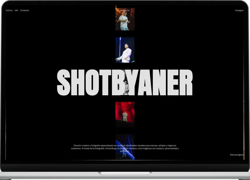 Shotbyaner presentado en pantalla